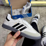 Adidas Samba Sintético | Branco Preto