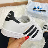 Adidas Superstar | Branco Preto